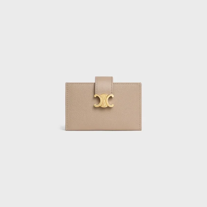 Accordeon Card Holder Nino in Supple Grained Calfskin Accordeon Card Holder Nino in Supple Grained Calfskin