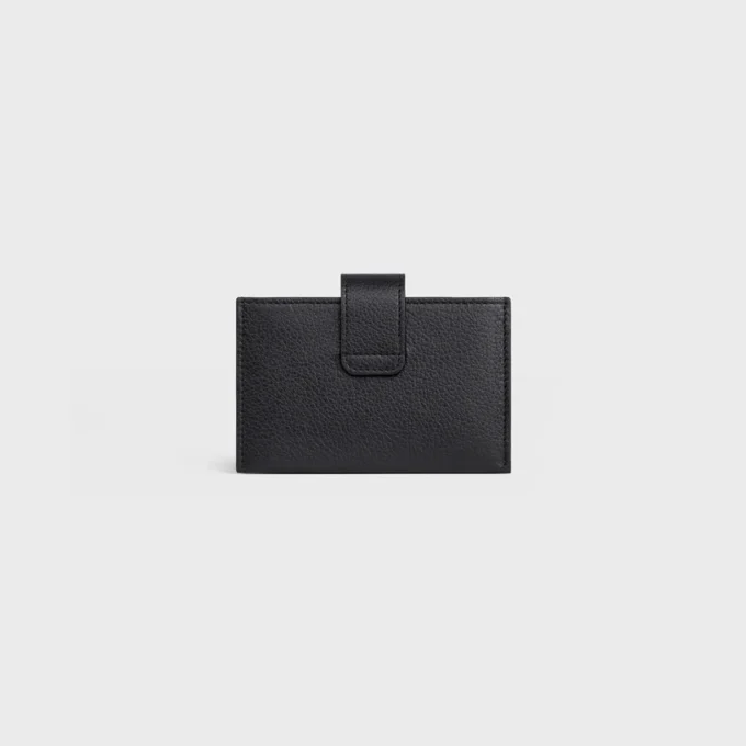 Accordeon Card Holder Nino in Supple Grained Calfskin Accordeon Card Holder Nino in Supple Grained Calfskin