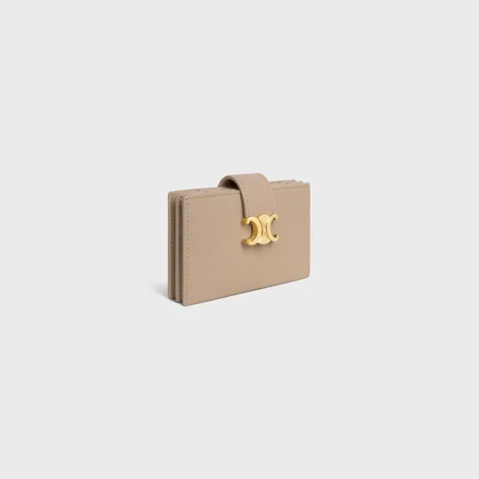 Accordeon Card Holder Nino in Supple Grained Calfskin Accordeon Card Holder Nino in Supple Grained Calfskin