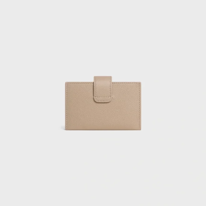 Accordeon Card Holder Nino in Supple Grained Calfskin Accordeon Card Holder Nino in Supple Grained Calfskin