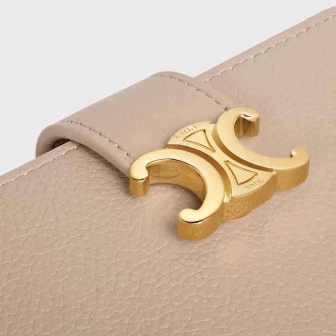 Accordeon Card Holder Nino in Supple Grained Calfskin Accordeon Card Holder Nino in Supple Grained Calfskin