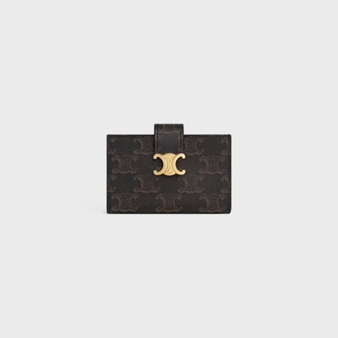 Accordeon Card Holder Nino in Triomphe Canvas Accordeon Card Holder Nino in Triomphe Canvas