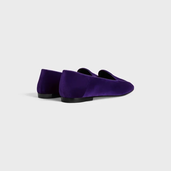 Aura Loafer with Triomphe in Velvet