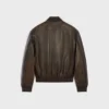 Aviator Teddy Jacket in Grained Calfskin Aviator Teddy Jacket in Grained Calfskin