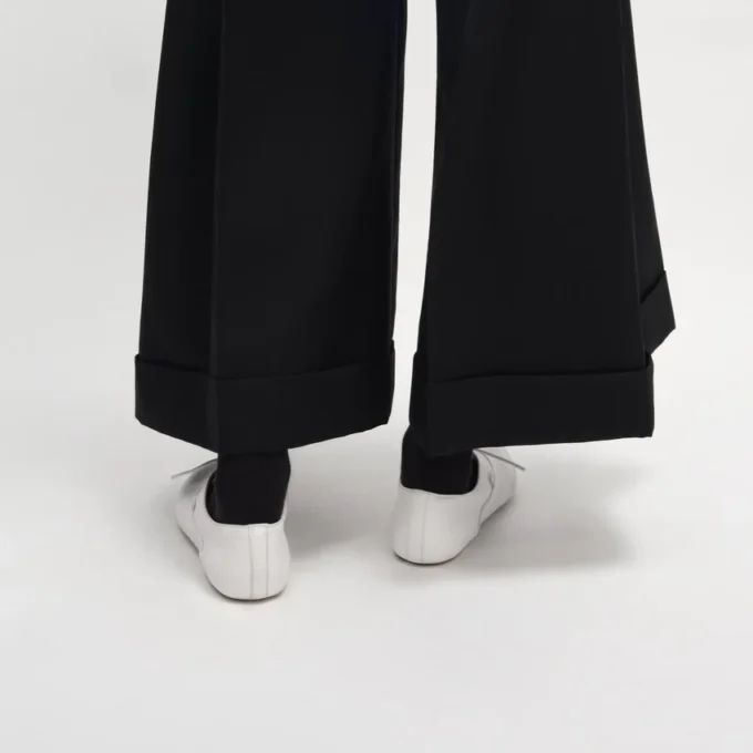Ballet Lace-Up Shoe in Lambskin