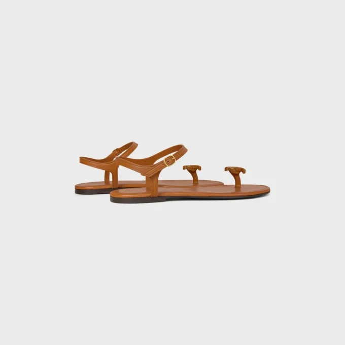 Bay – Triomphe Thong Sandal in Supple Calfskin