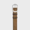 Bc-21 35Mm Belt in Suede Calfskin with Waxed Effect