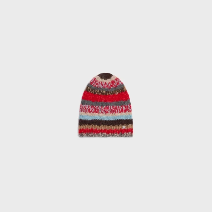 Beanie in Mouline Alpaca and Wool Beanie in Mouline Alpaca and Wool