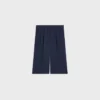 Bermudas in Cotton and Wool Gabardine