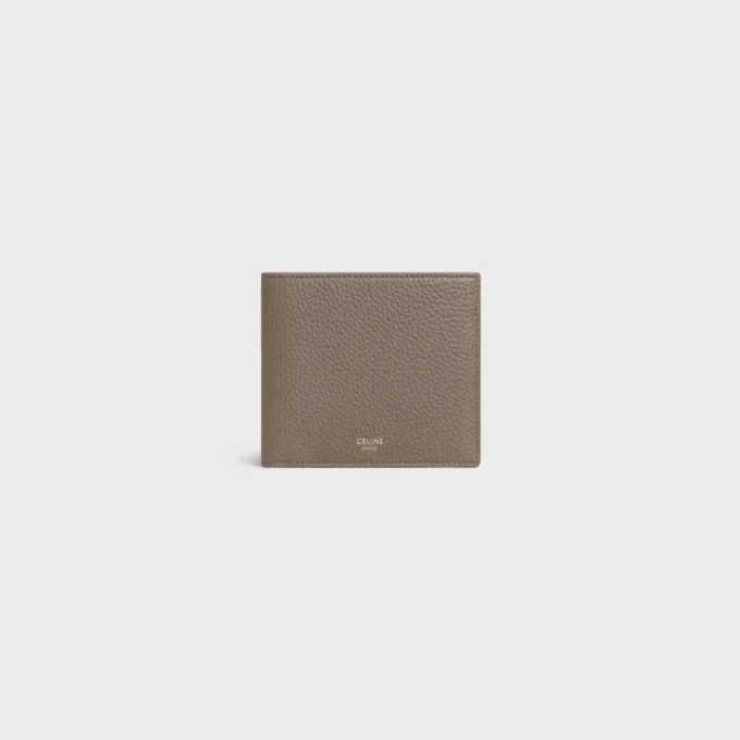 Bi-Fold Card Holder in Grained Calfskin