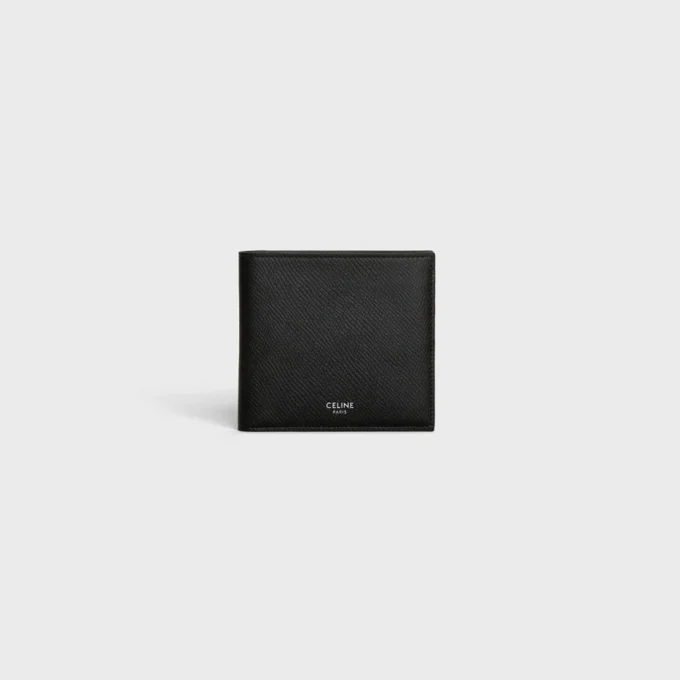 Bi-Fold Card Holder in Grained Calfskin