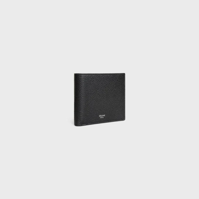 Bi-Fold Card Holder in Grained Calfskin