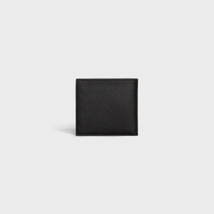 Bi-Fold Card Holder in Grained Calfskin