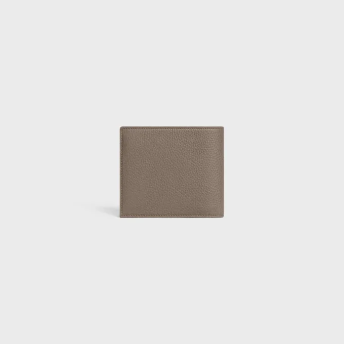 Bi-Fold Card Holder in Grained Calfskin