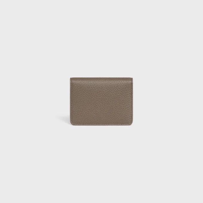 Bi-Fold Card Holder in Grained Calfskin