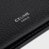 Bi-Fold Card Holder in Grained Calfskin