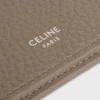 Bi-Fold Card Holder in Grained Calfskin