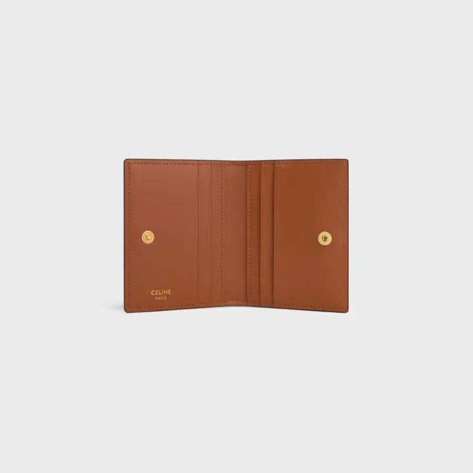 Bi-Fold Card Holder Triomphe in Triomphe Canvas Bi-Fold Card Holder Triomphe in Triomphe Canvas