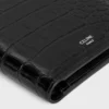 Bi-Fold Wallet in Crocodile Embossed Calfskin