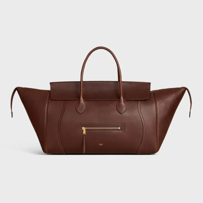 Big Luggage in Supple Shiny Lambskin