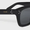 Black Frame 41 Sunglasses in Acetate