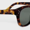 Black Frame 42 Sunglasses in Acetate