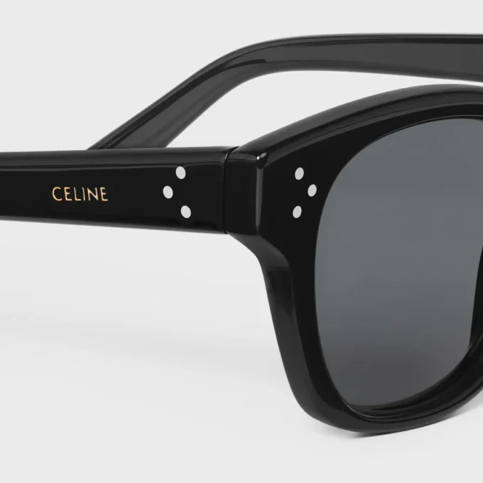 Black Frame 42 Sunglasses in Acetate