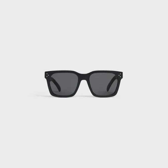 Black Frame 45 Sunglasses in Acetate