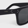 Black Frame 45 Sunglasses in Acetate