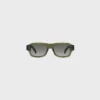 Black Frame 61 Sunglasses in Acetate