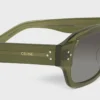 Black Frame 61 Sunglasses in Acetate