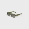 Black Frame 61 Sunglasses in Acetate