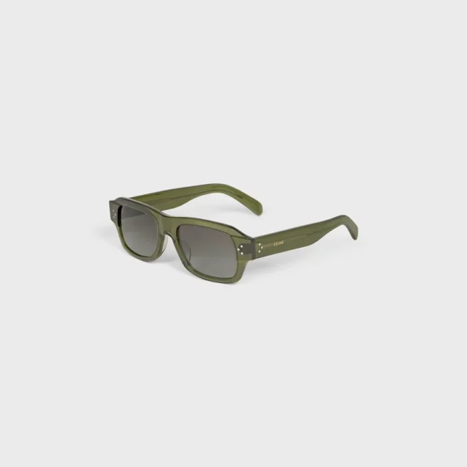 Black Frame 61 Sunglasses in Acetate