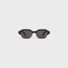 Black Frame 63 Sunglasses in Acetate and Metal