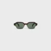 Black Frame 63 Sunglasses in Acetate and Metal