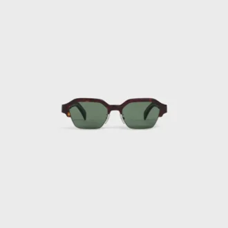Black Frame 63 Sunglasses in Acetate and Metal