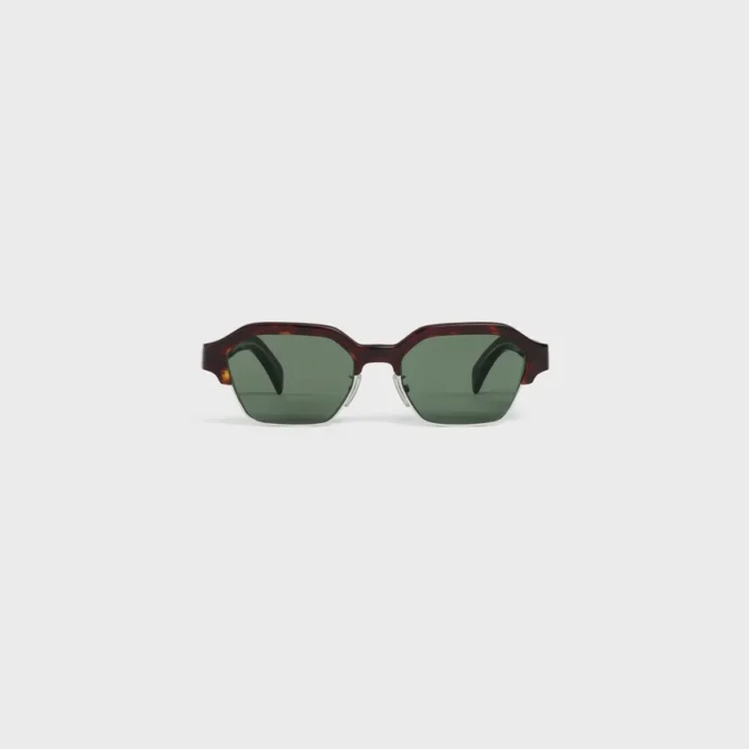 Black Frame 63 Sunglasses in Acetate and Metal