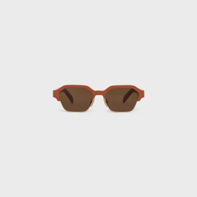 Black Frame 63 Sunglasses in Acetate and Metal