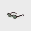 Black Frame 63 Sunglasses in Acetate and Metal