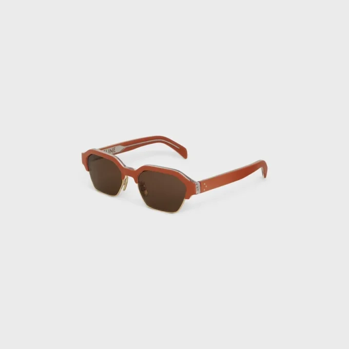 Black Frame 63 Sunglasses in Acetate and Metal