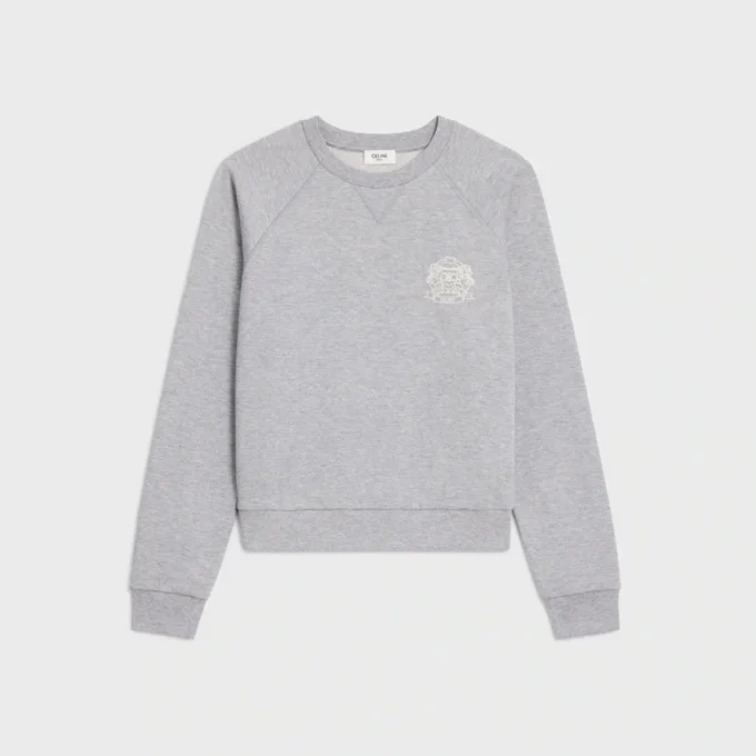 Blason Sweatshirt in Cashmere Cotton