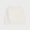 Boatneck Sweater in Wool and Cashmere