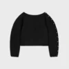 Boatneck Top in Cashmere and Wool Natta