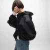 Bomber Jacket in Cotton Satin Bomber Jacket in Cotton Satin