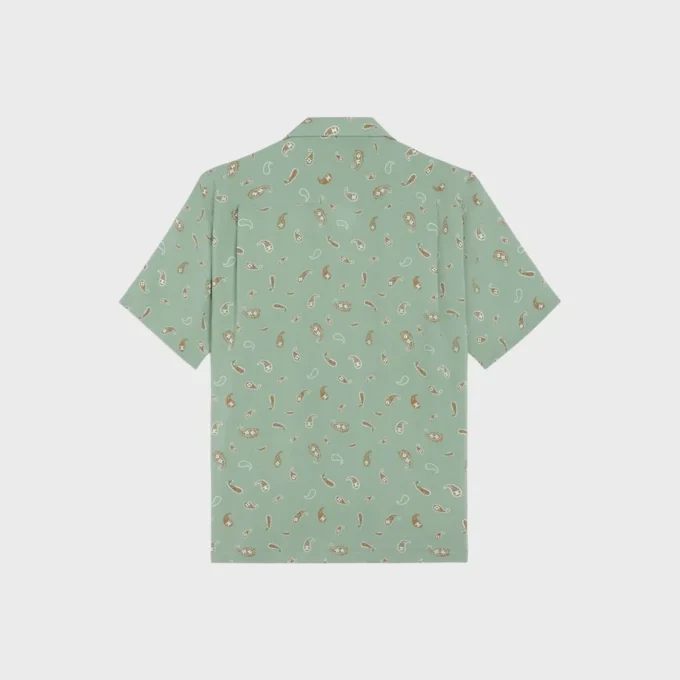 Bowling Shirt in Paisley Print Viscose Bowling Shirt in Paisley Print Viscose