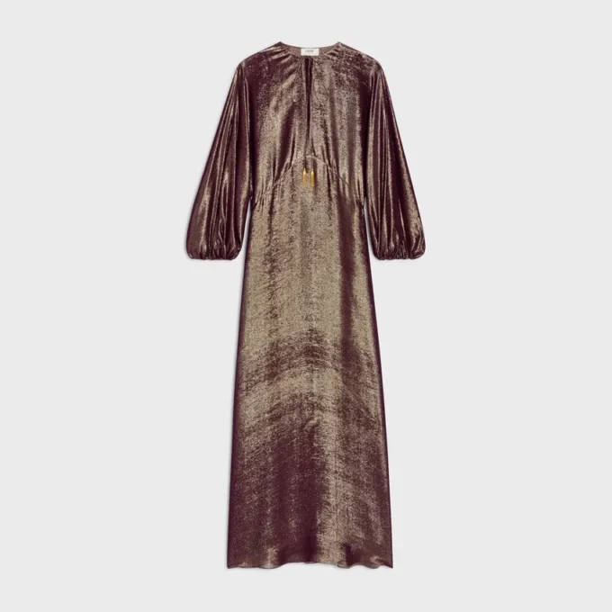 Caftan Dress in Lama Silk