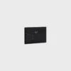 Card Holder in Crocodile Embossed Calfskin