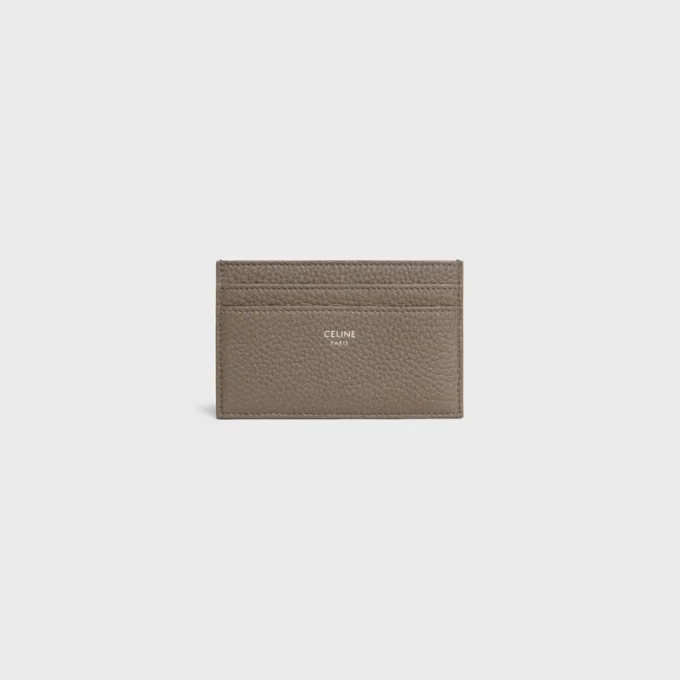 Card Holder in Grained Calfskin