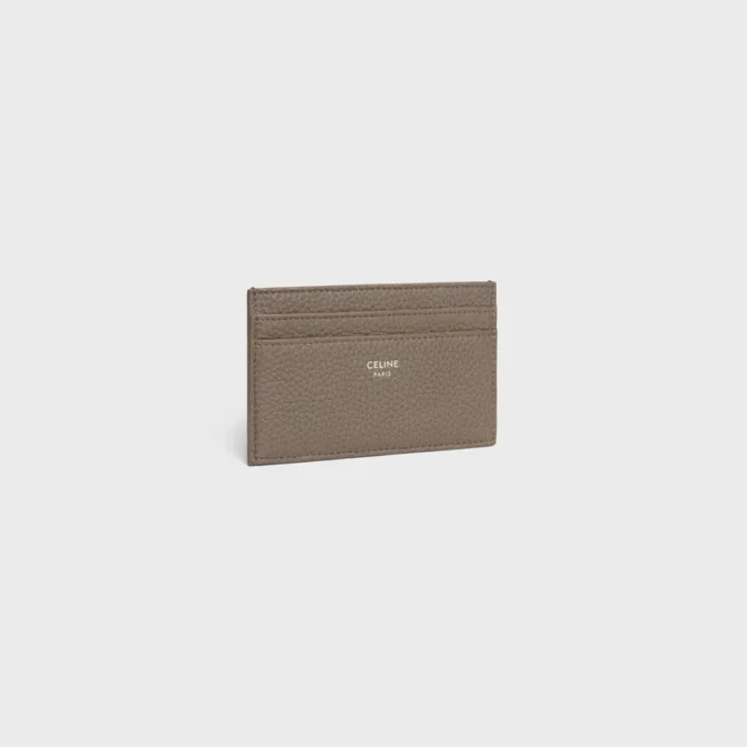Card Holder in Grained Calfskin