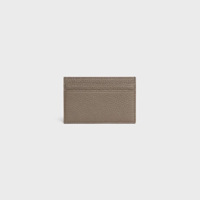 Card Holder in Grained Calfskin